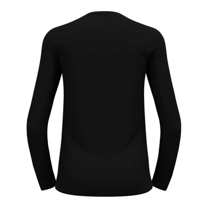 Black - Back - Odlo Mens Slim Long-Sleeved Base Layer Top