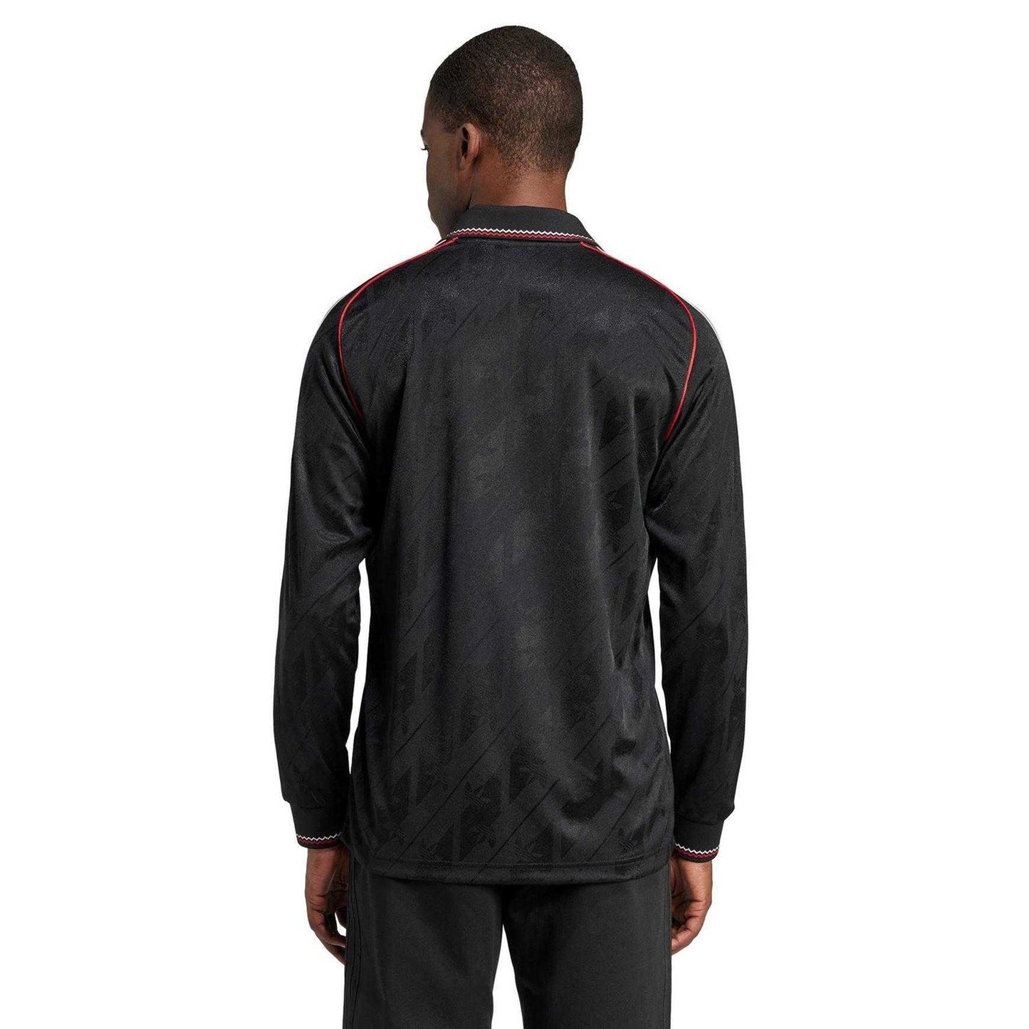 Black - Lifestyle - Adidas Mens Manchester United FC Long-Sleeved Jersey
