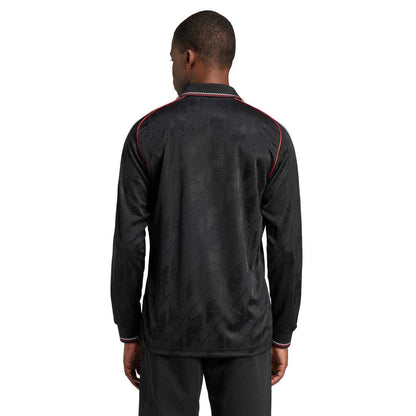 Black - Lifestyle - Adidas Mens Manchester United FC Long-Sleeved Jersey