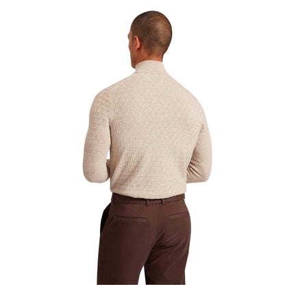 Natural - Back - Ted Baker Mens Sweater Top