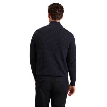 Navy - Back - Ted Baker Mens Sweater Top