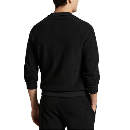Black - Back - Ralph Lauren Mens Fleece Jacket