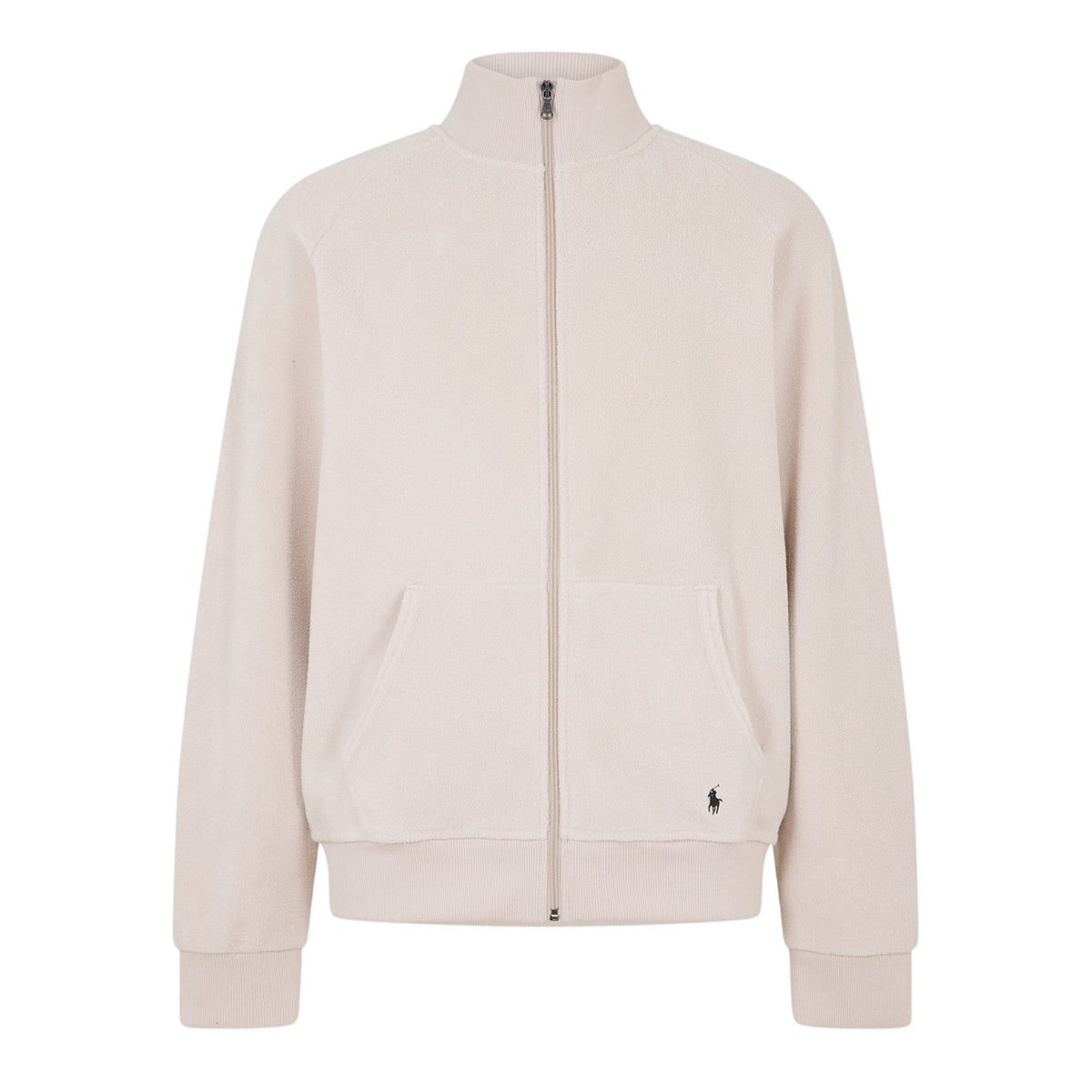 Stone - Front - Ralph Lauren Mens Fleece Jacket