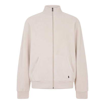 Stone - Front - Ralph Lauren Mens Fleece Jacket