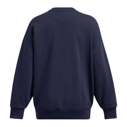 Blue - Back - Under Armour Womens-Ladies Icon Oversized Sweatshirt