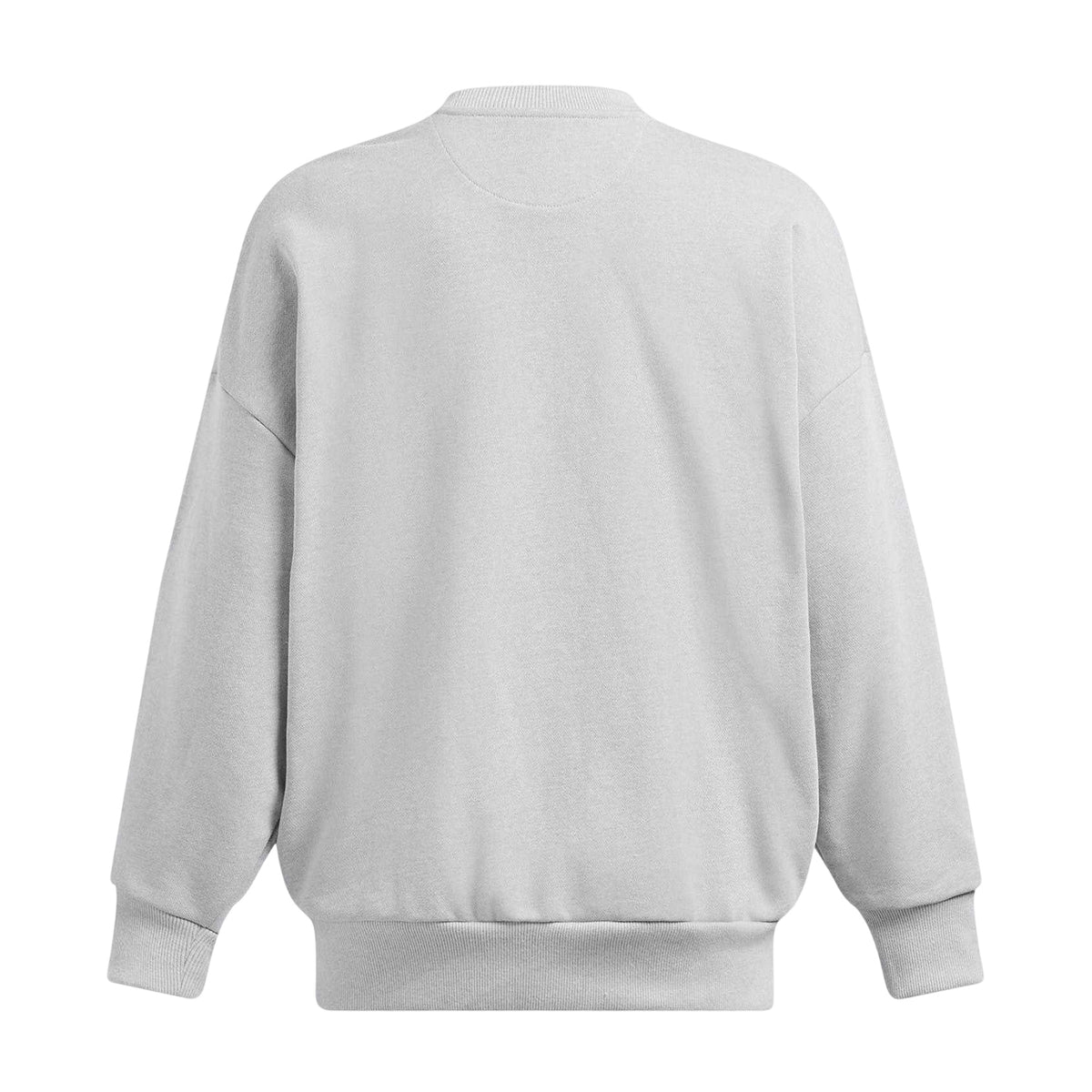 Grey - Back - Under Armour Womens-Ladies Icon Oversized Sweatshirt