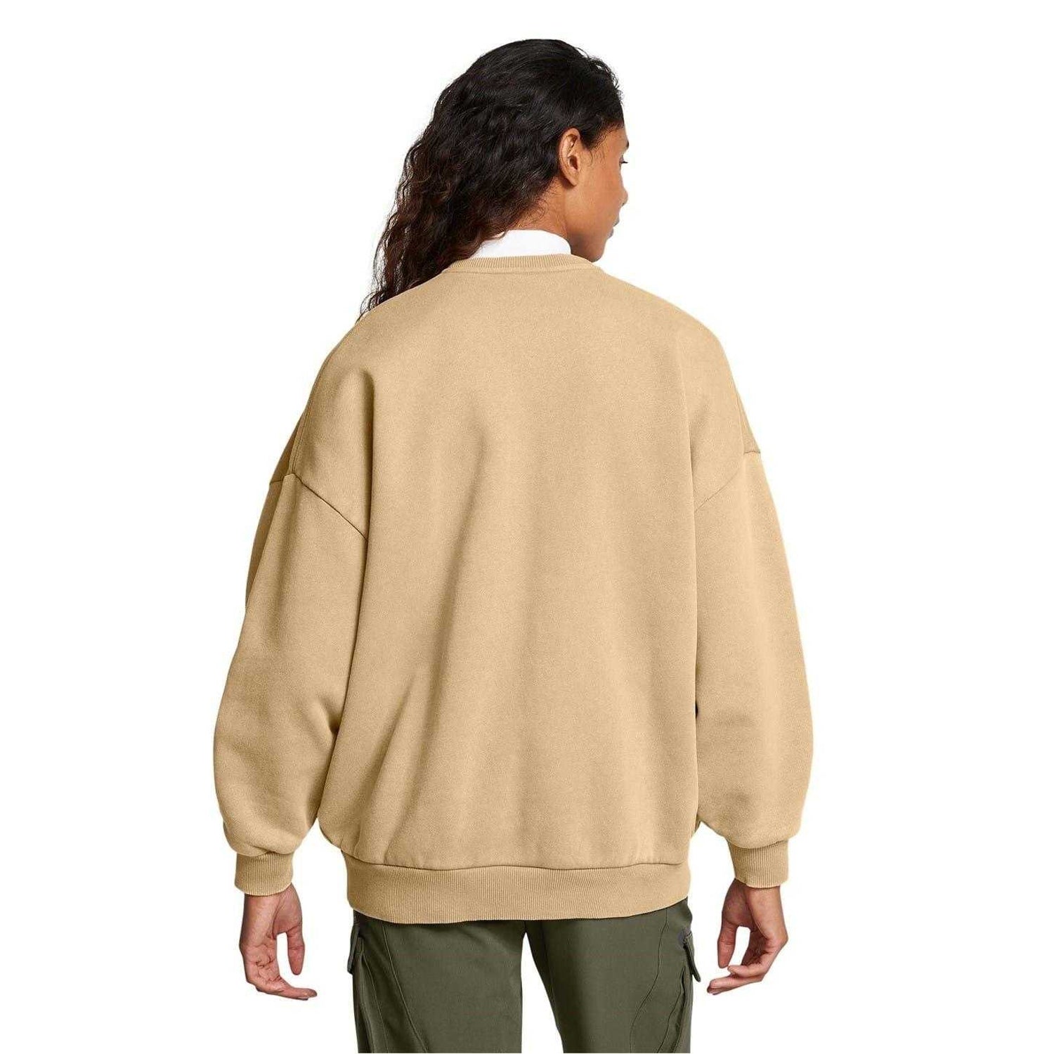 Brown - Lifestyle - Under Armour Unisex Adult Crew Neck Oversized Sweatshirt