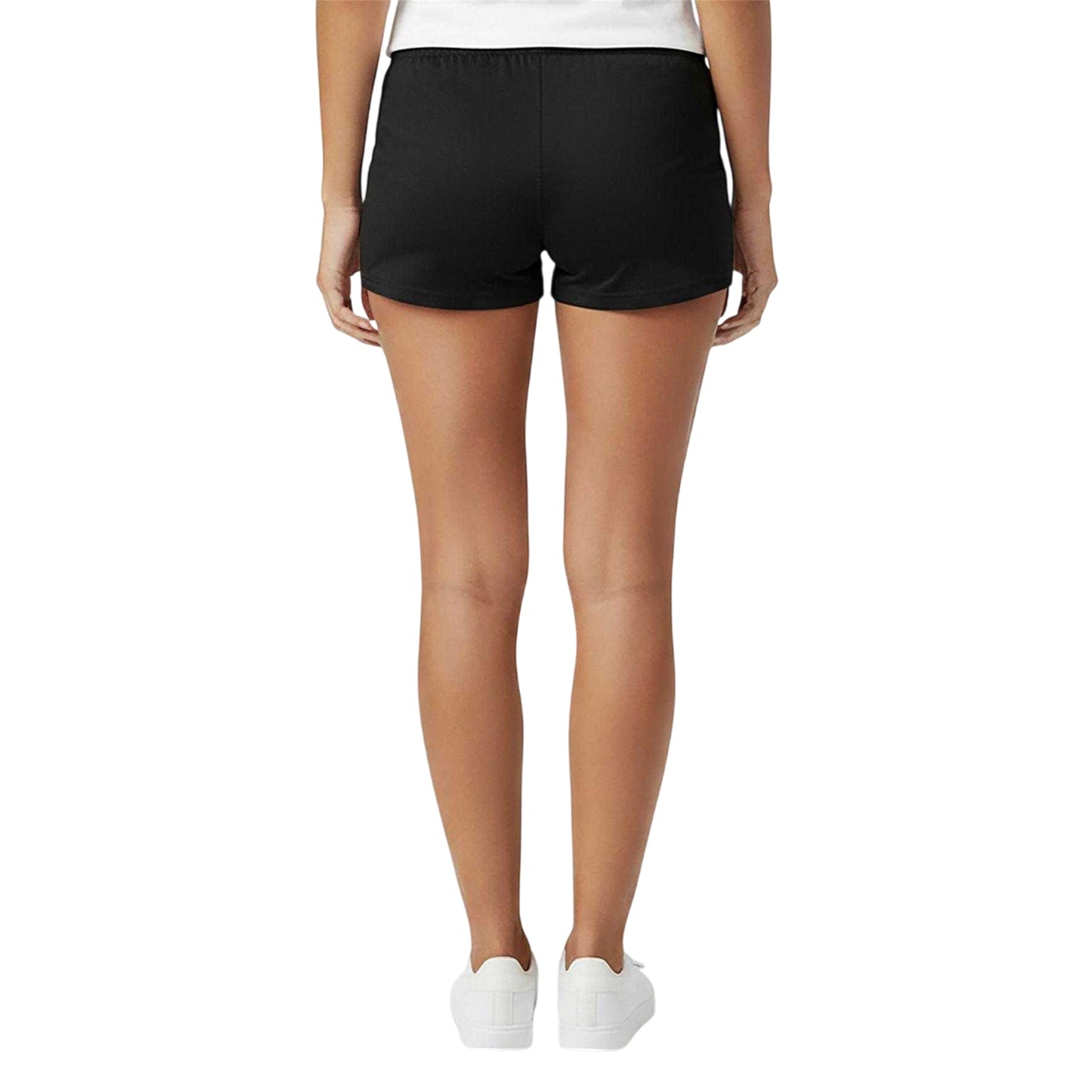 Black - Lifestyle - USA Pro Womens-Ladies Workout Shorts