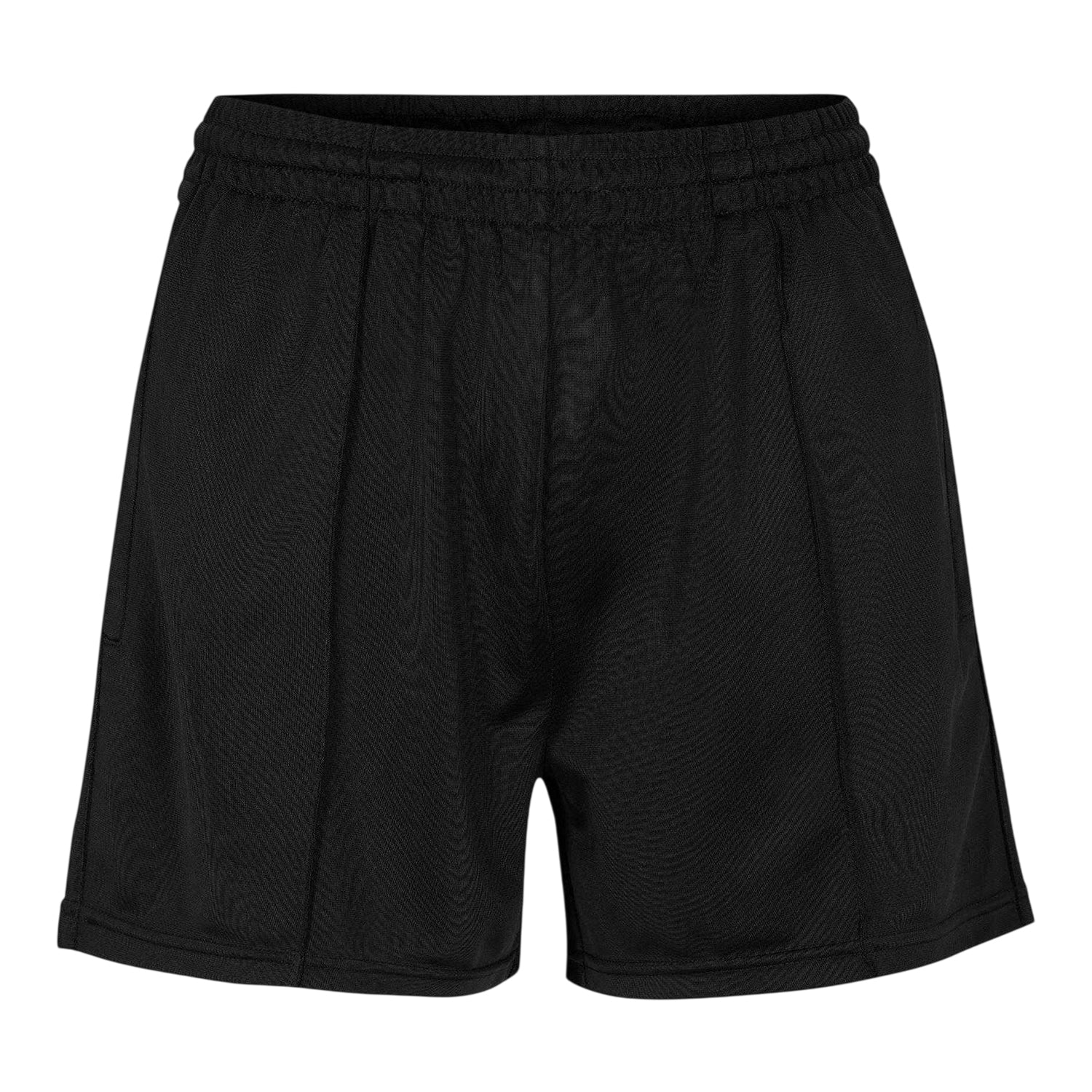 Black - Front - USA Pro Womens-Ladies Workout Shorts
