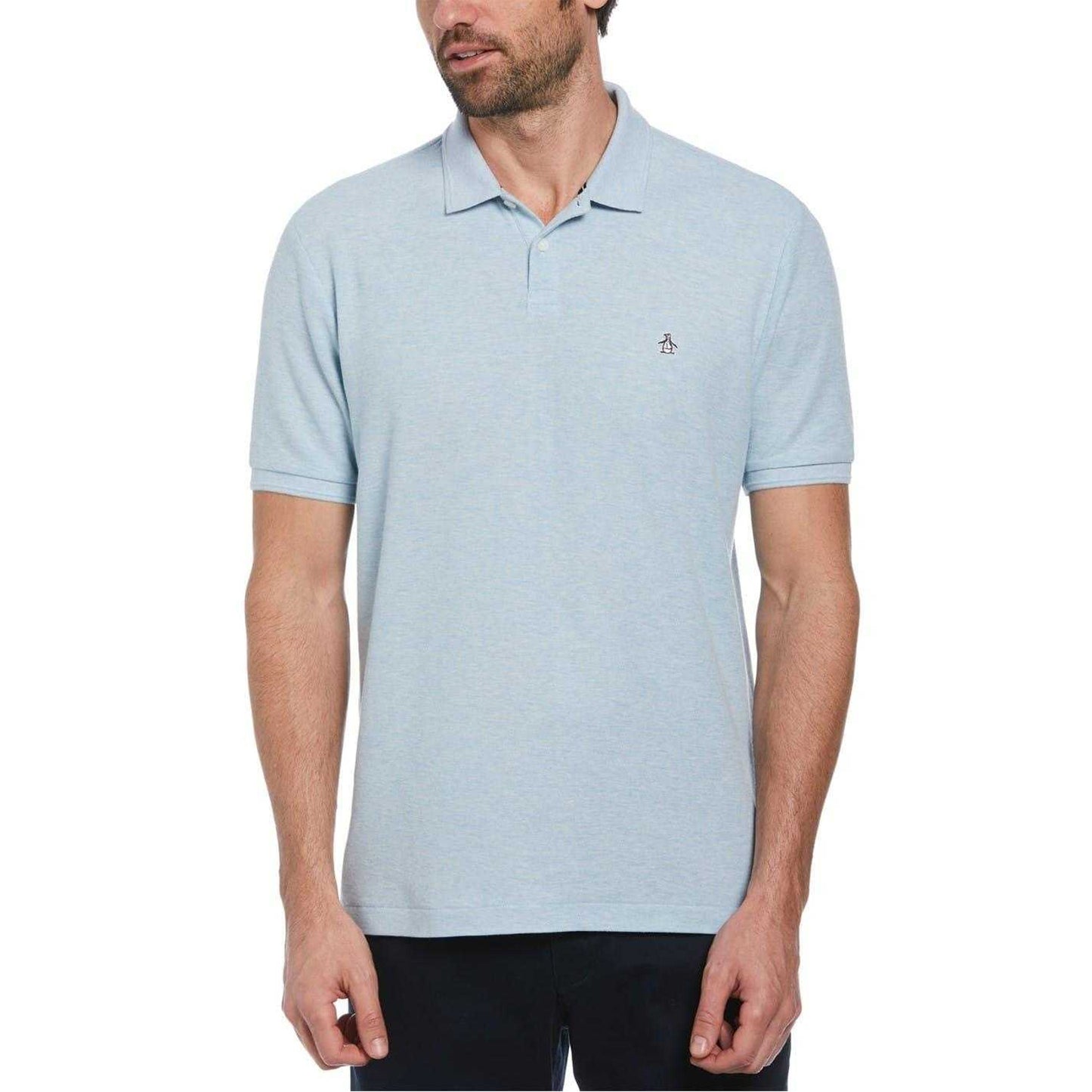 Cool Blue - Front - Original Penguin Mens Slim Polo Shirt