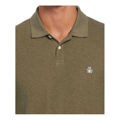 Dusty Olive - Side - Original Penguin Mens Slim Polo Shirt