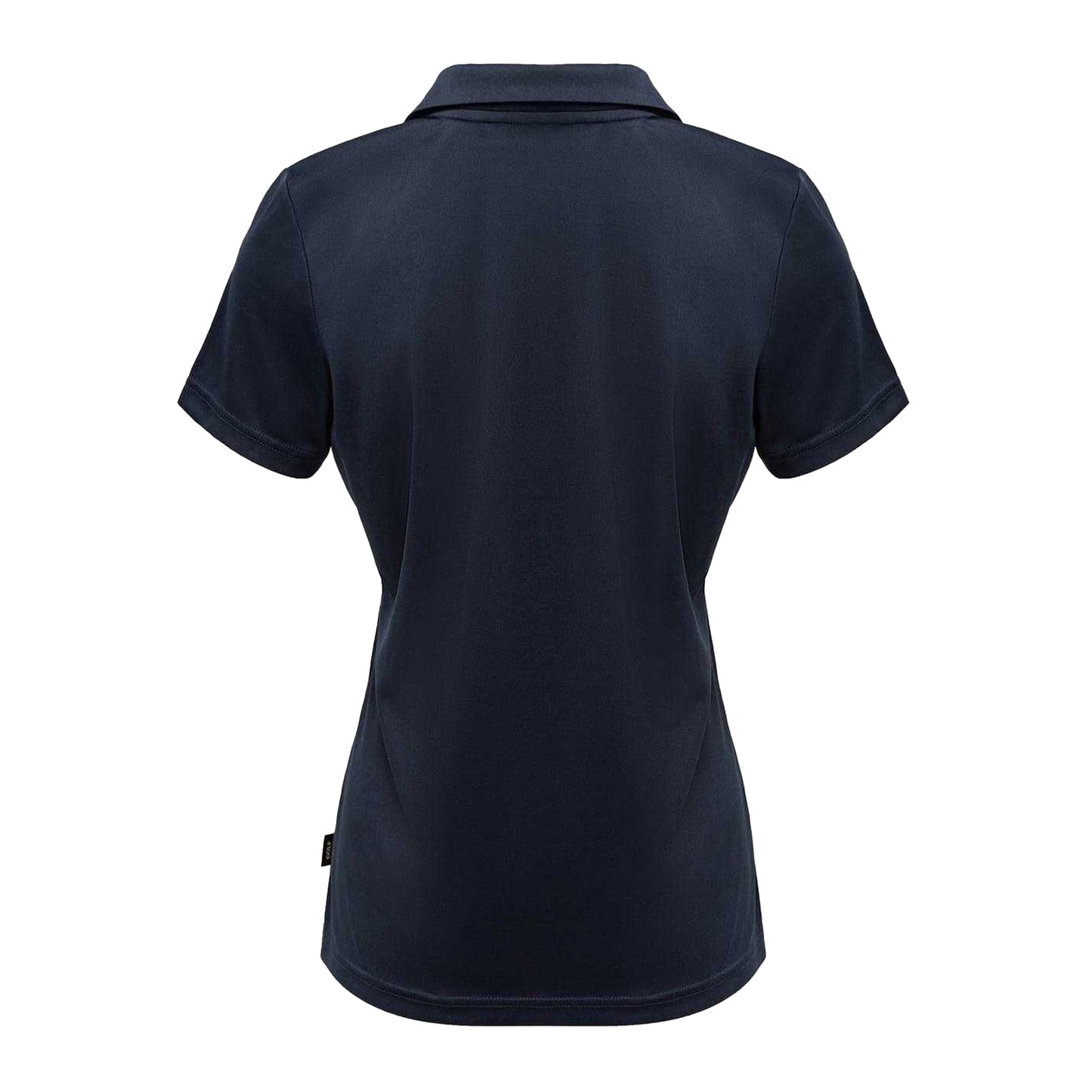 Navy - Back - Slazenger Womens-Ladies Plain Polo Shirt
