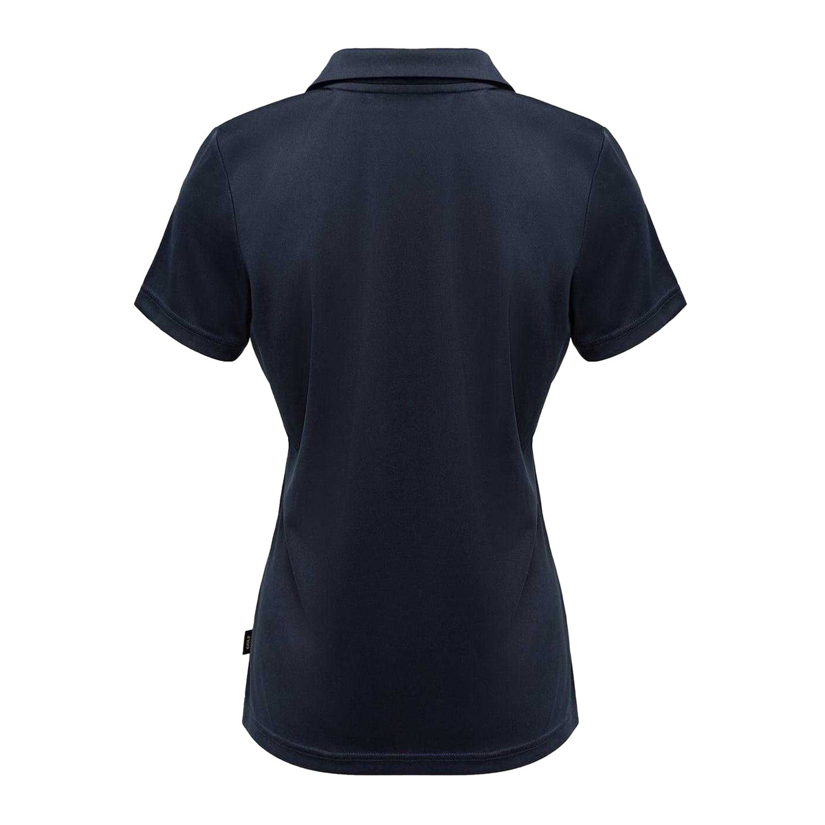 Navy - Back - Slazenger Womens-Ladies Plain Polo Shirt