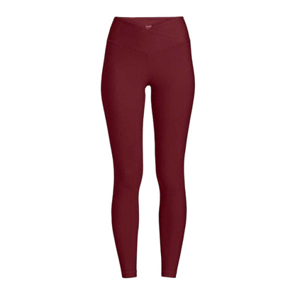 Red - Front - Casall Womens-Ladies Overlap Leggings