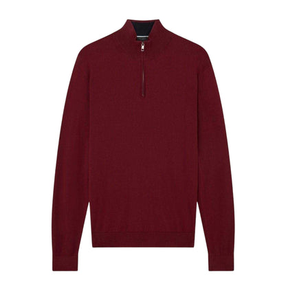 Oxblood - Front - Ted Baker Mens Merino Wool Pullover