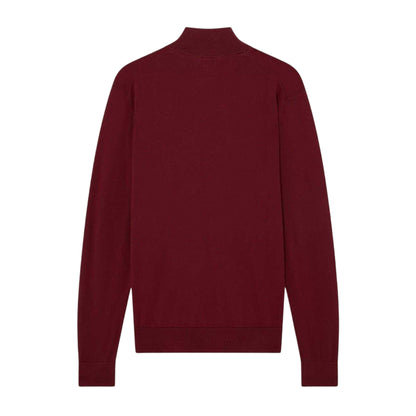 Oxblood - Back - Ted Baker Mens Merino Wool Pullover