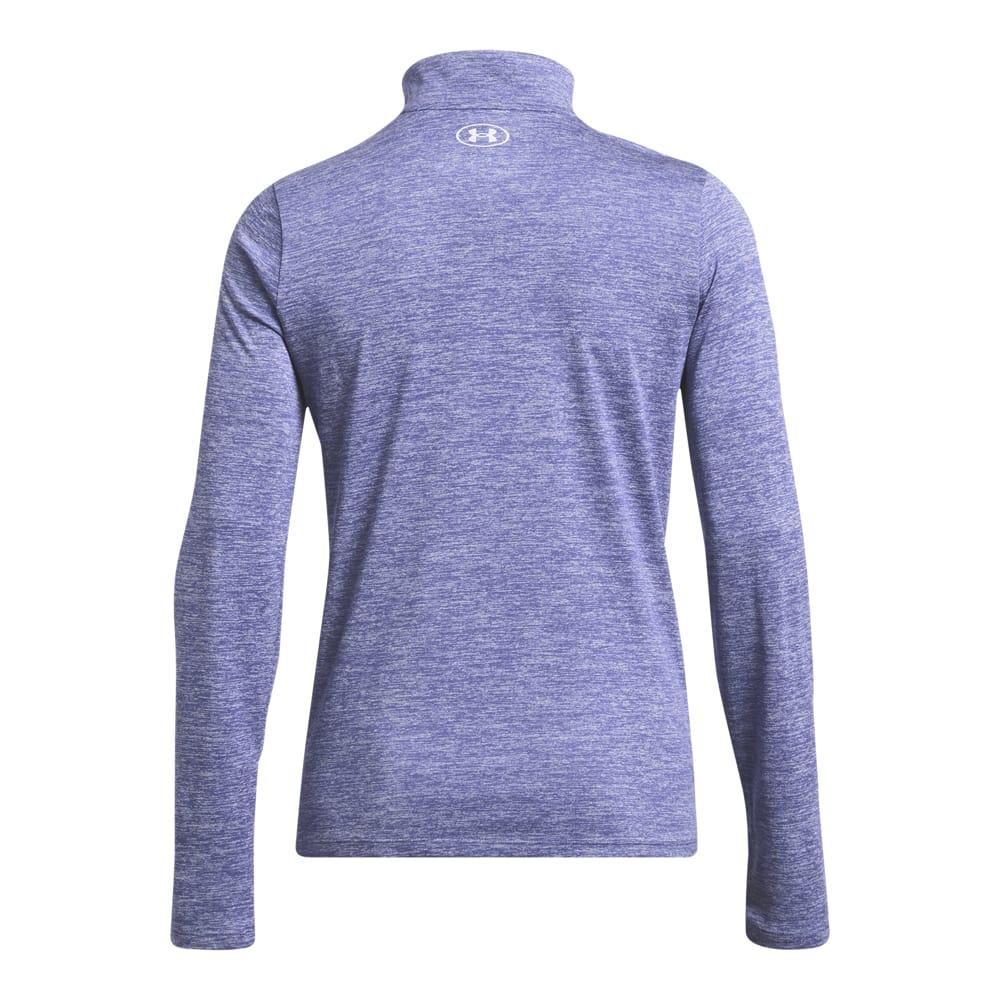 Purple - Back - Under Armour Womens-Ladies Twist Half Zip Top