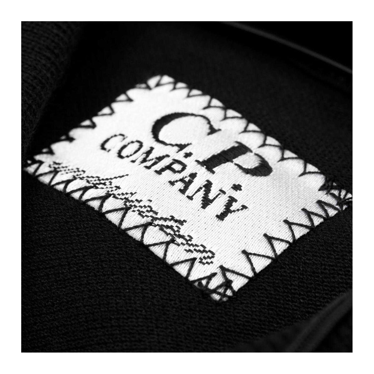 Black - Side - C.P. Company Boys Logo Polo Shirt