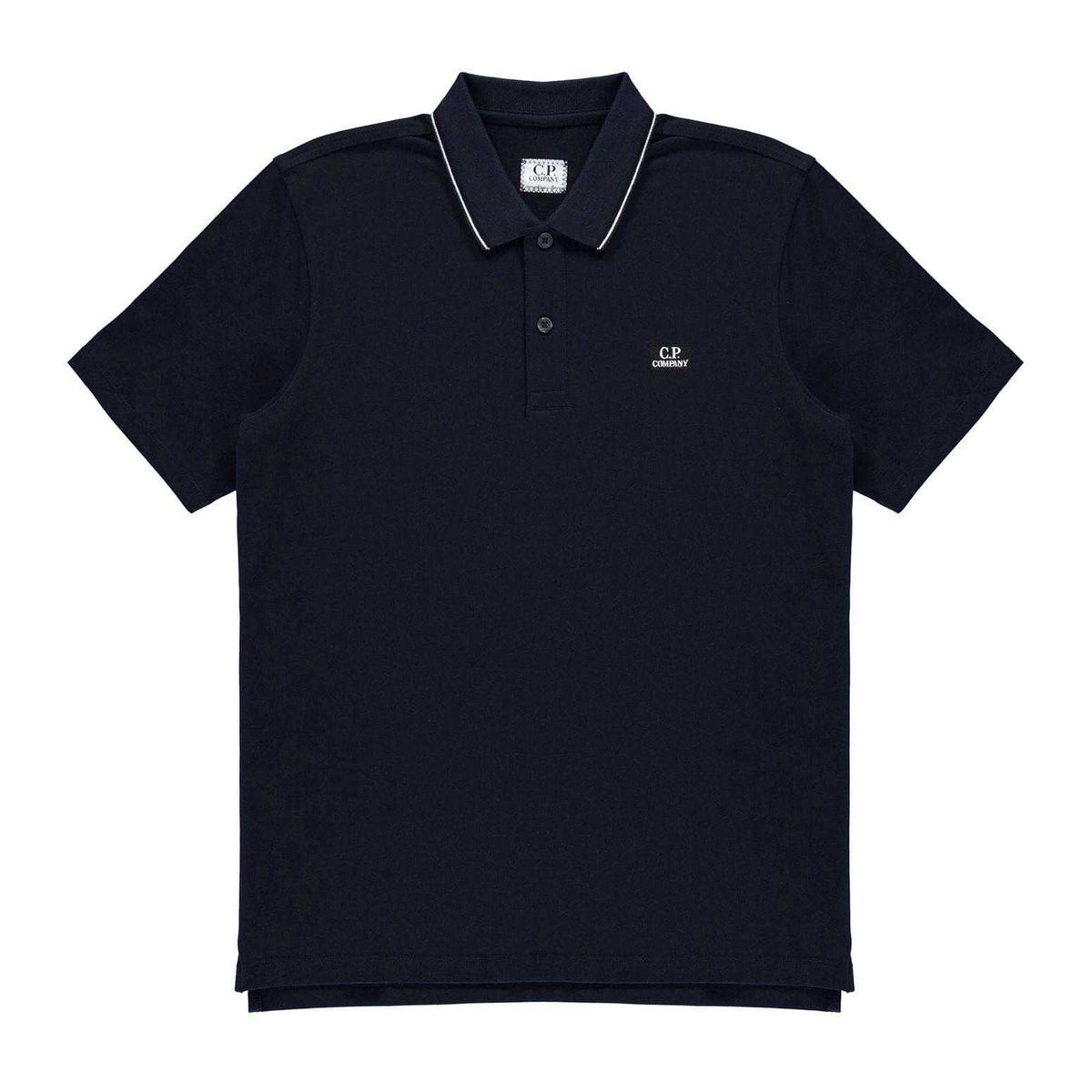 Eclipse Blue - Front - C.P. Company Boys Logo Polo Shirt