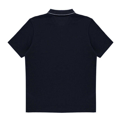 Eclipse Blue - Back - C.P. Company Boys Logo Polo Shirt