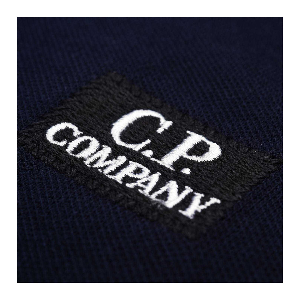 Eclipse Blue - Side - C.P. Company Boys Logo Polo Shirt