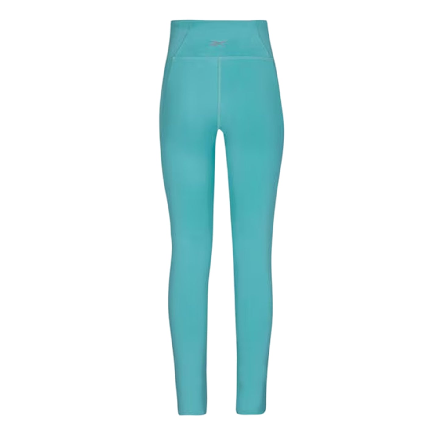 Teal - Back - Reebok Womens-Ladies Abstract Skinny Running Leggings