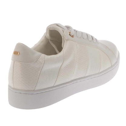 White - Back - Dune London Womens-Ladies Eilans Trainers