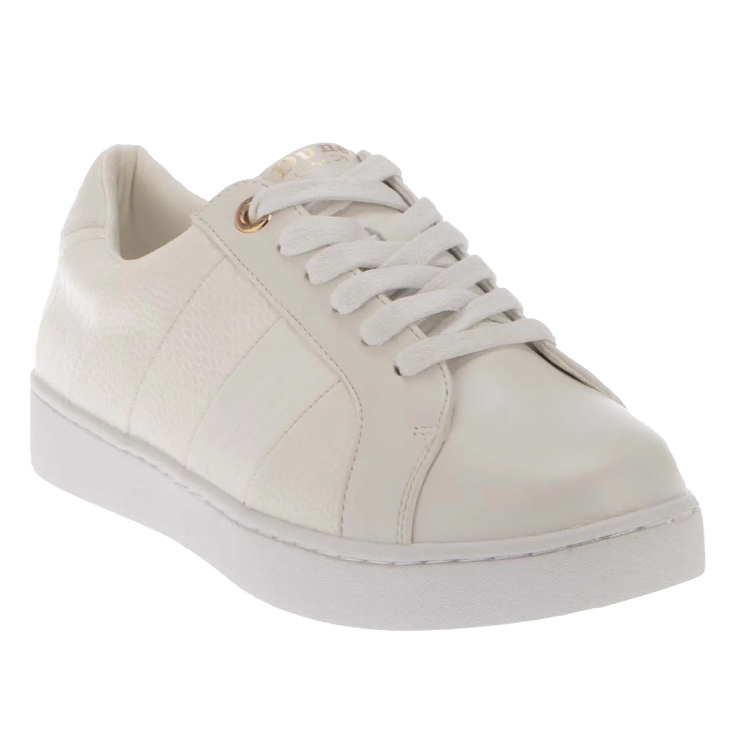 White - Front - Dune London Womens-Ladies Eilans Trainers