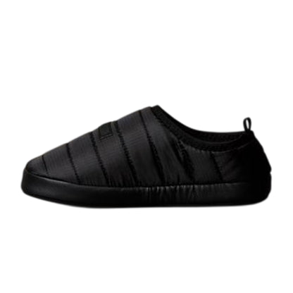 Black - Back - Calvin Klein Mens Puffer Moccasin Slippers