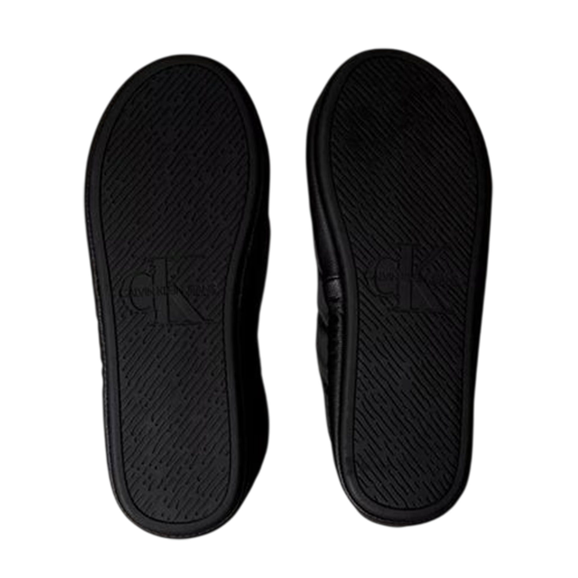 Black - Lifestyle - Calvin Klein Mens Puffer Moccasin Slippers