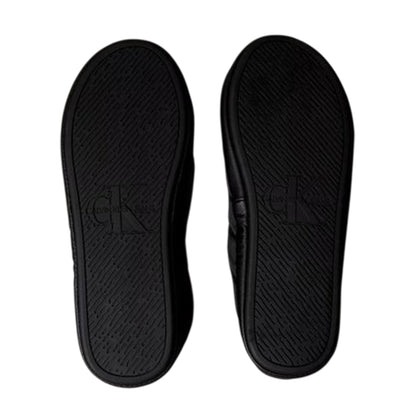 Black - Lifestyle - Calvin Klein Mens Puffer Moccasin Slippers