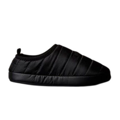 Black - Front - Calvin Klein Mens Puffer Moccasin Slippers
