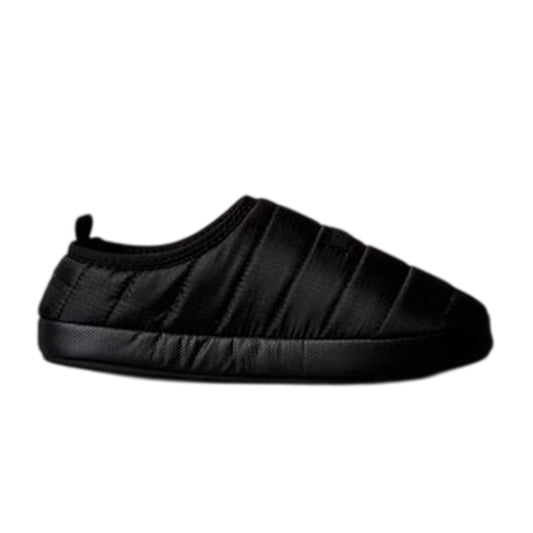 Black - Front - Calvin Klein Mens Puffer Moccasin Slippers