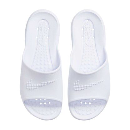 White - Side - Nike Womens-Ladies Victori One Sliders