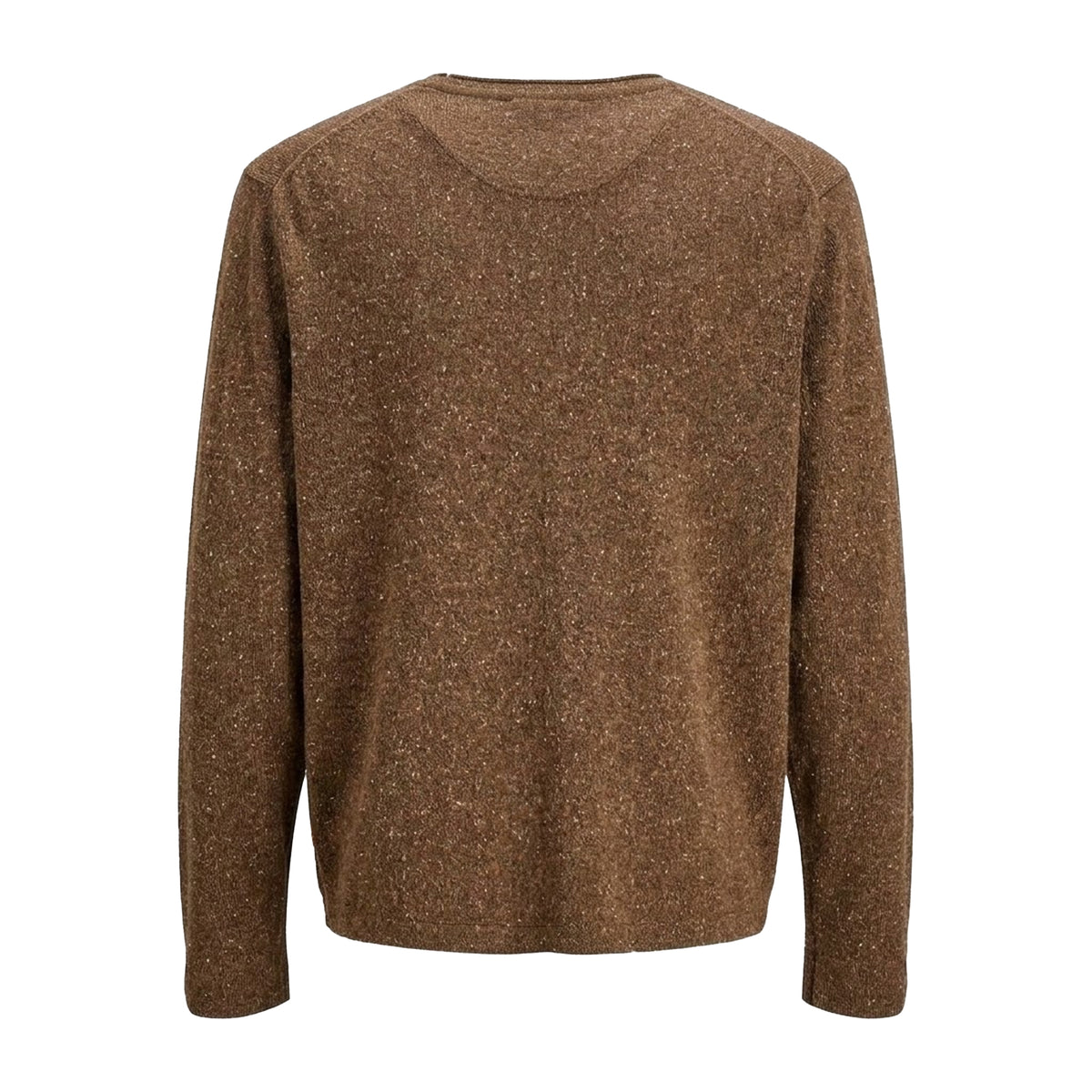 Chocolate - Back - Jack And Jones Mens Regular Sweater Top