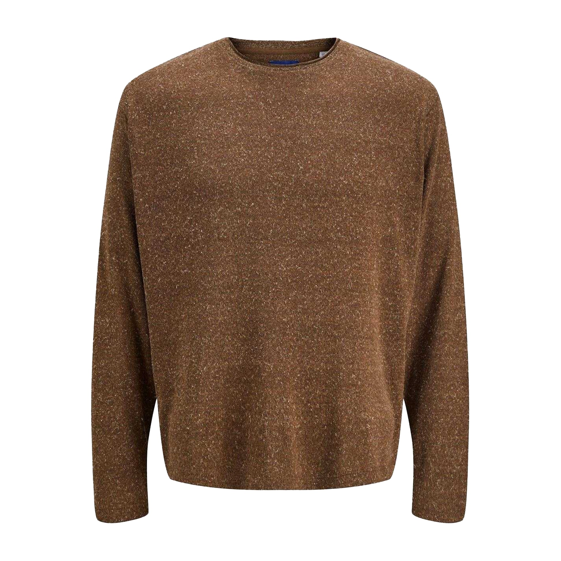 Chocolate - Front - Jack And Jones Mens Regular Sweater Top