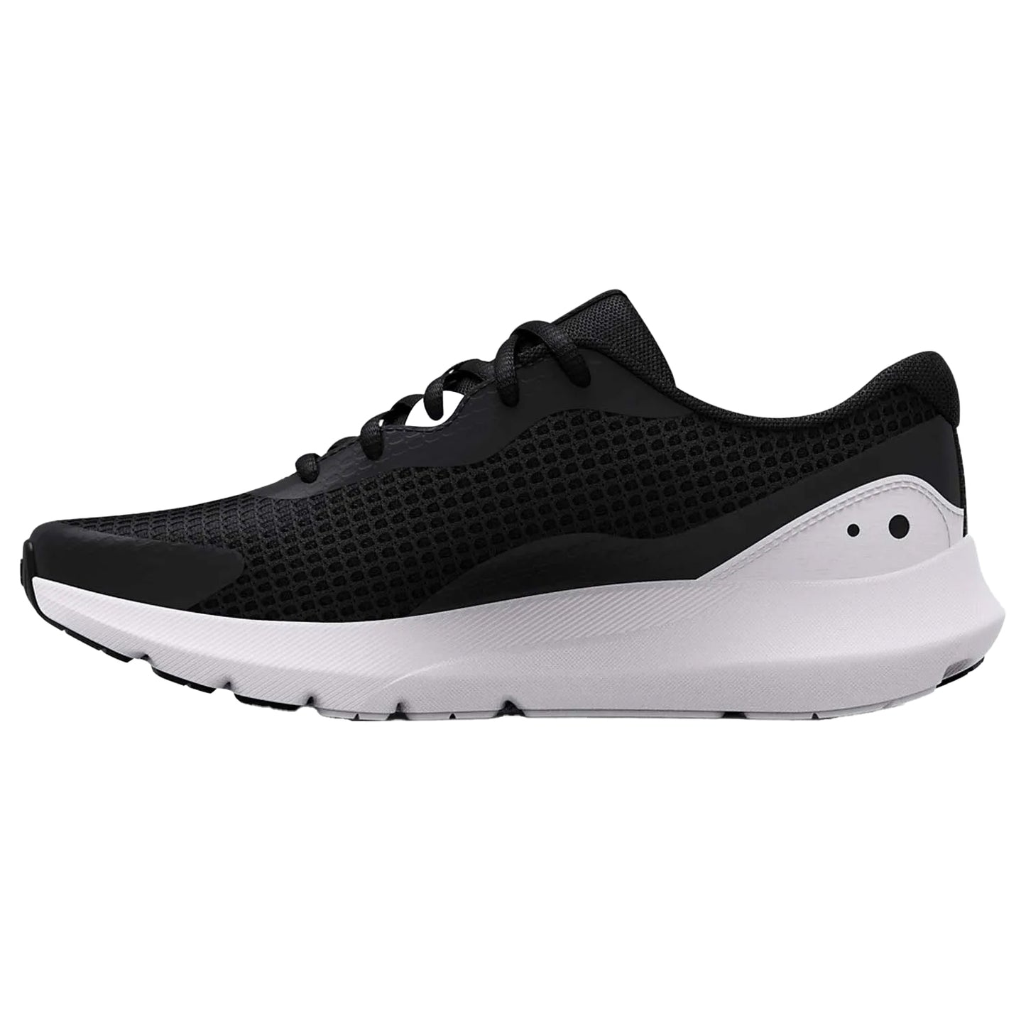 Black - Back - Under Armour Womens-Ladies Surge 3 Trainers