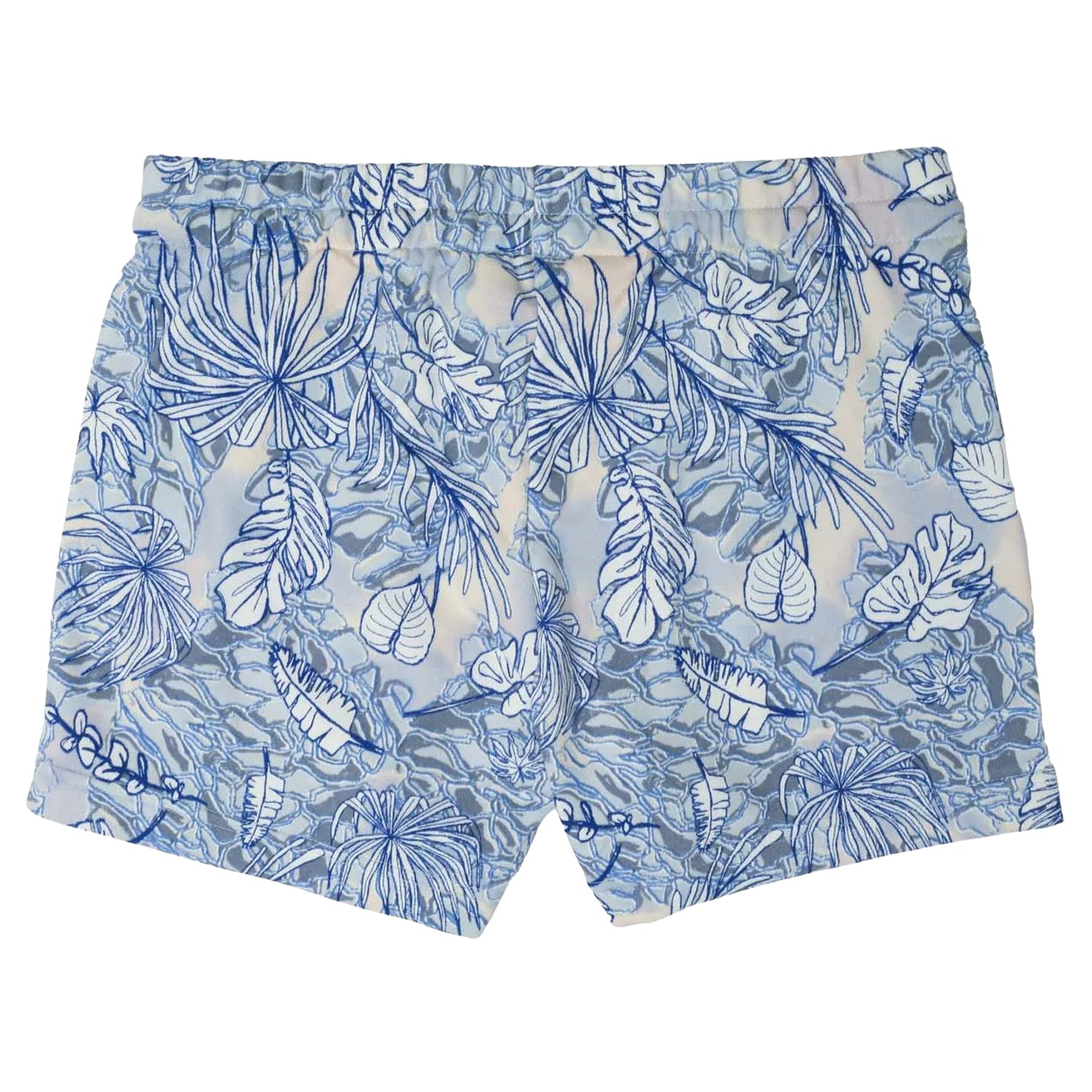 Blue - Back - Adidas Girls Summerglam All-Over Print Shorts