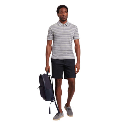 Navy - Lifestyle - Ted Baker Mens Striped Waffle Knit Polo Shirt