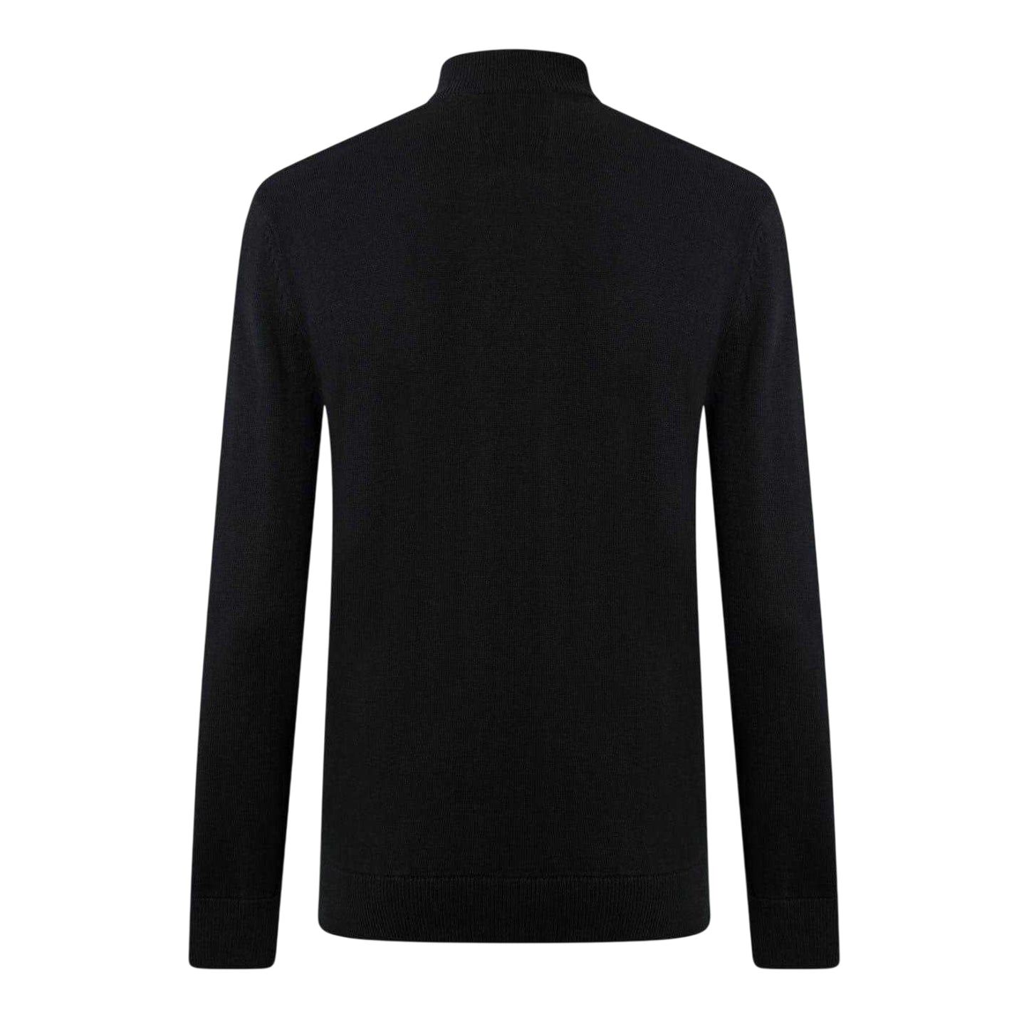 Black - Back - Jack Wills Mens Funnel Neck Jumper