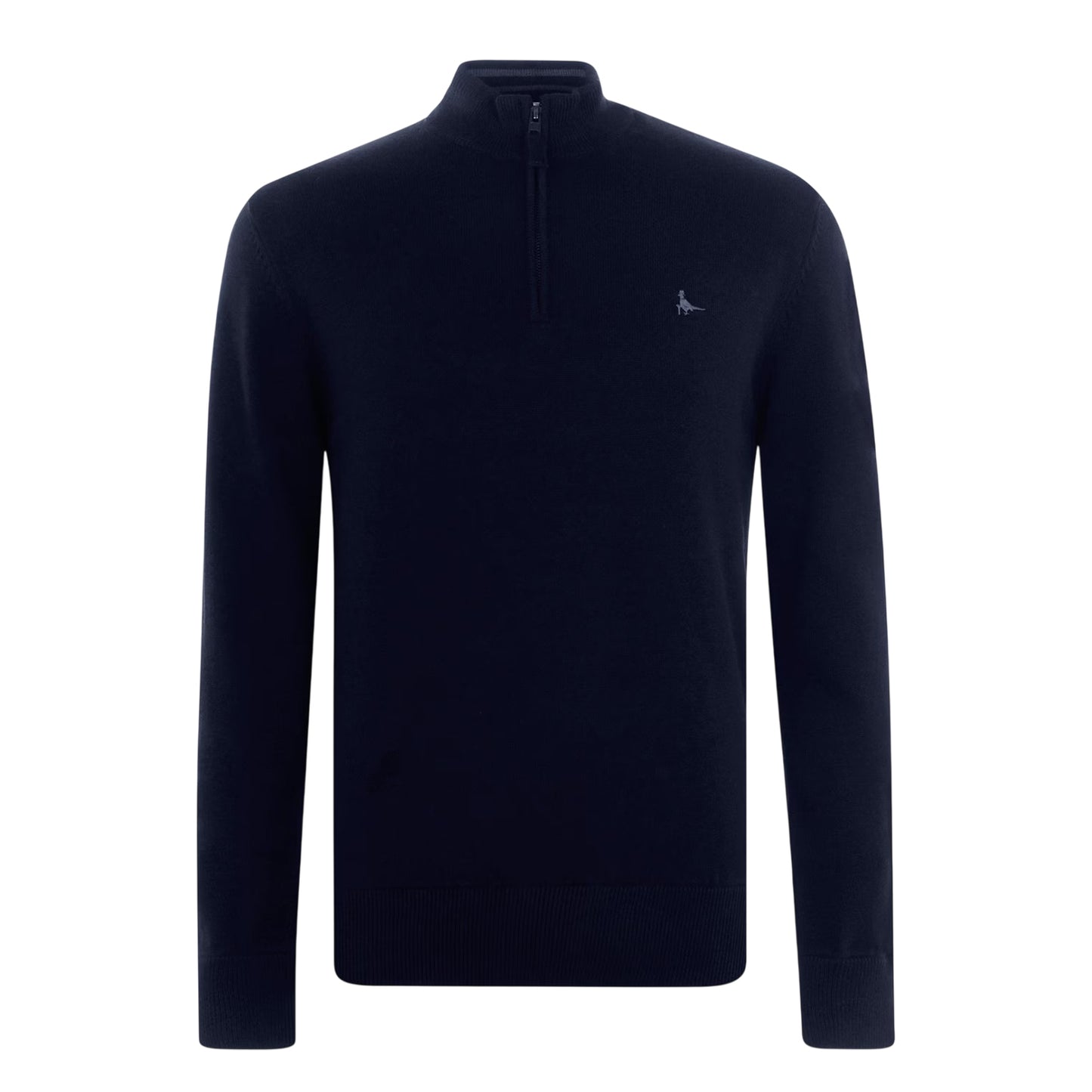 Navy - Front - Jack Wills Mens Funnel Neck Jumper