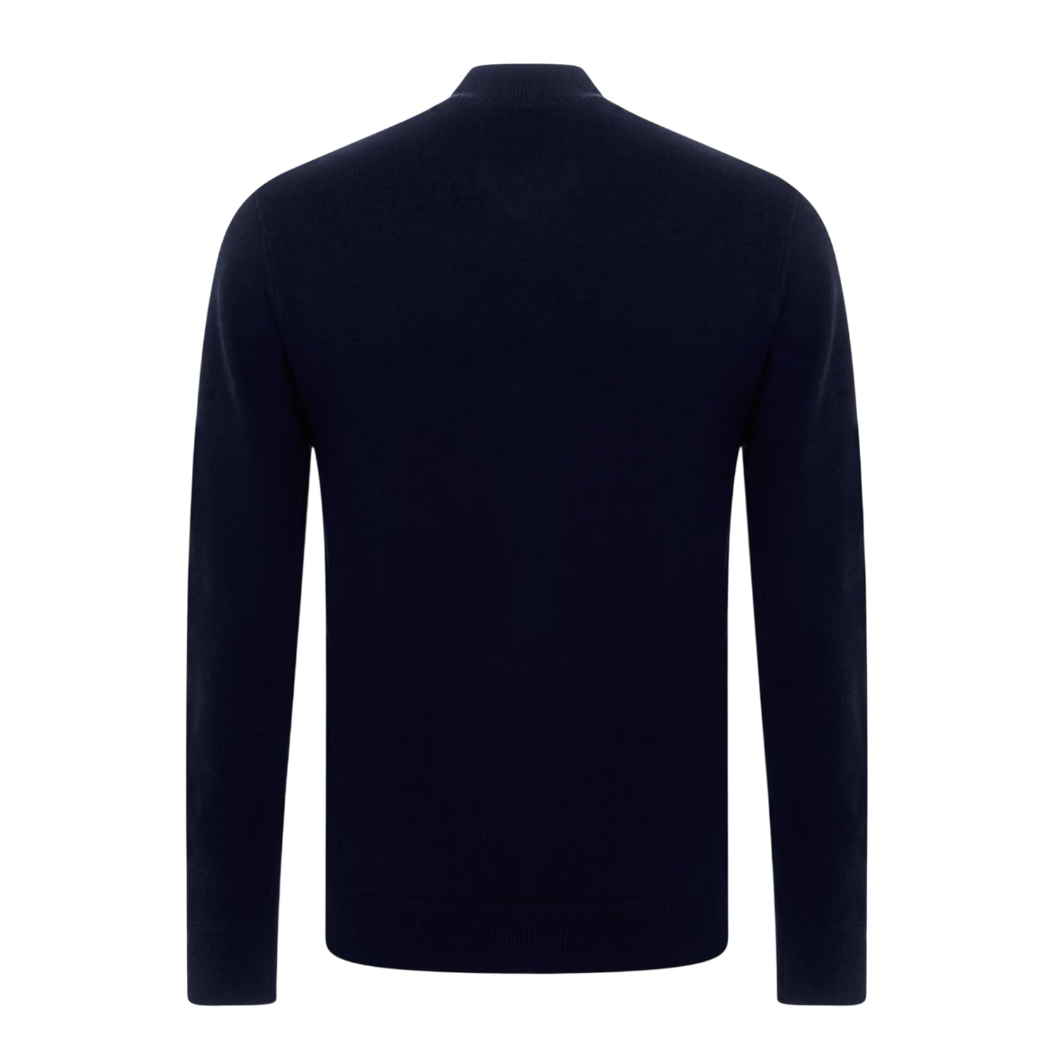 Navy - Back - Jack Wills Mens Funnel Neck Jumper