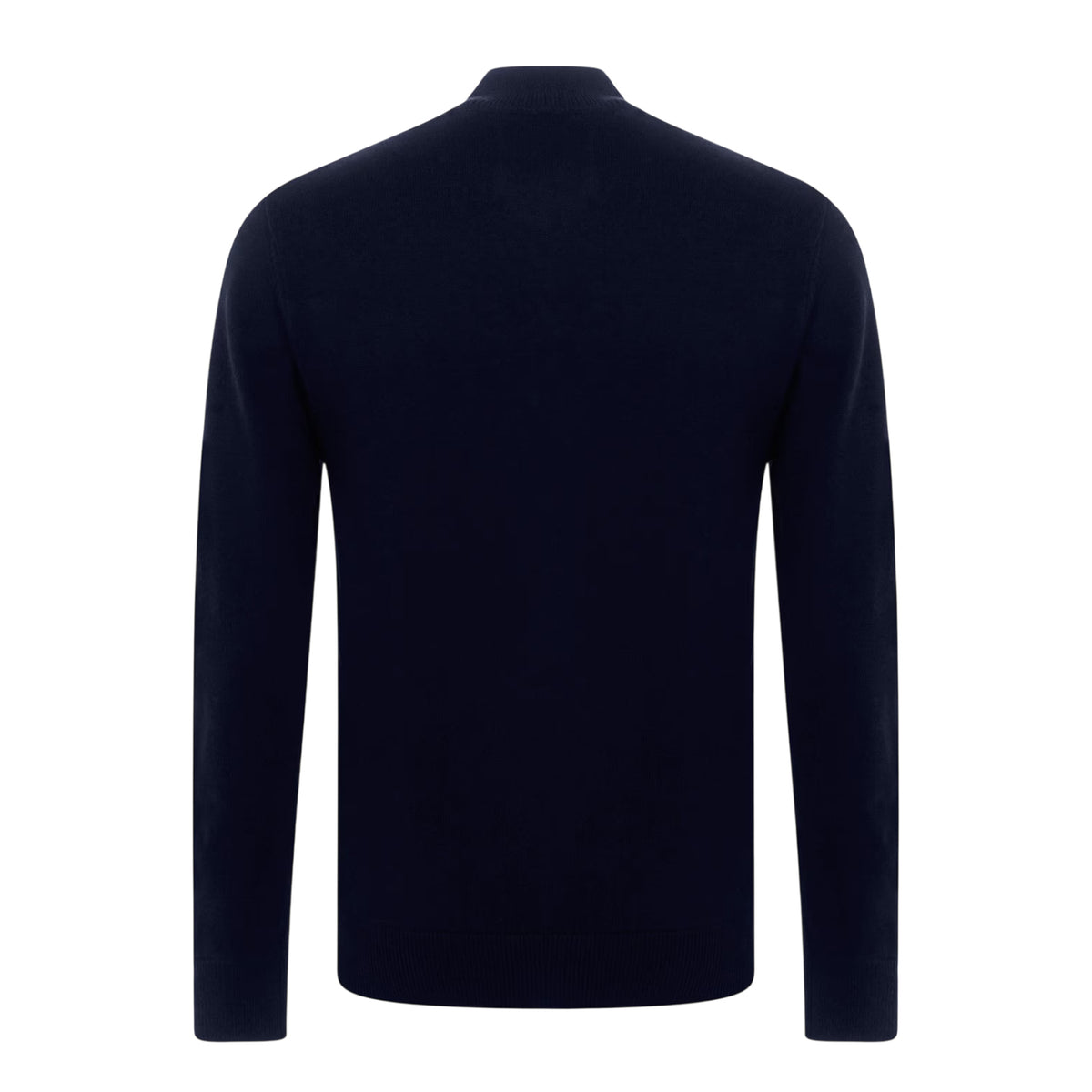 Navy - Back - Jack Wills Mens Funnel Neck Jumper