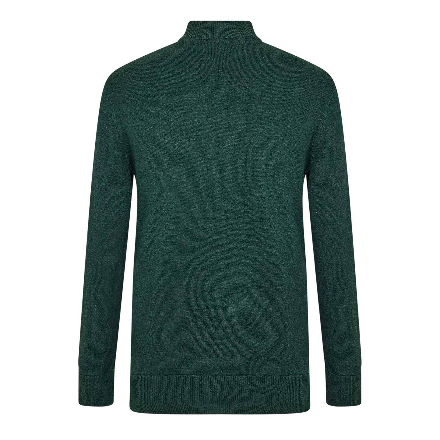 Pine Marl - Back - Jack Wills Mens Funnel Neck Jumper