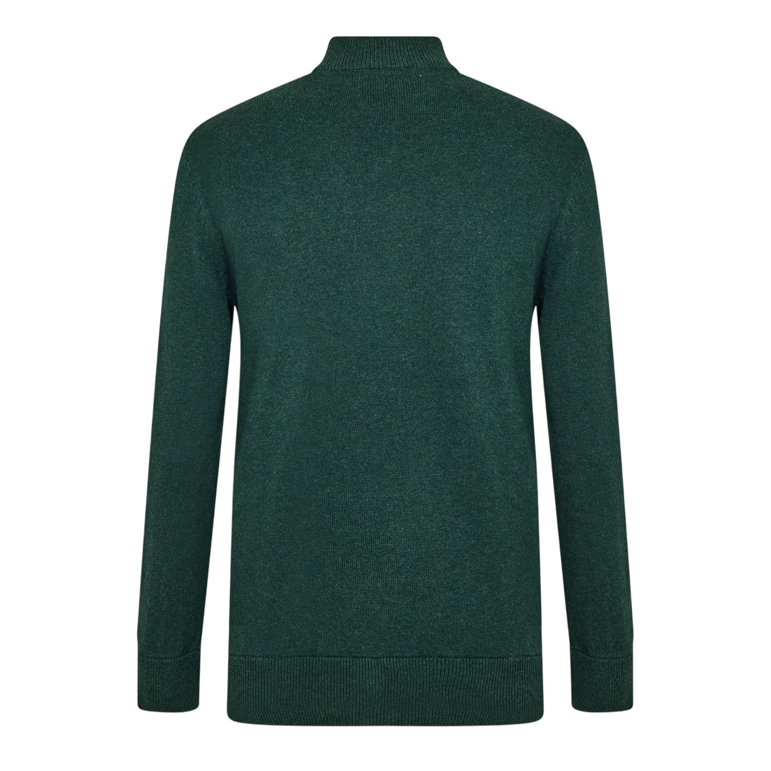 Pine Marl - Back - Jack Wills Mens Funnel Neck Jumper