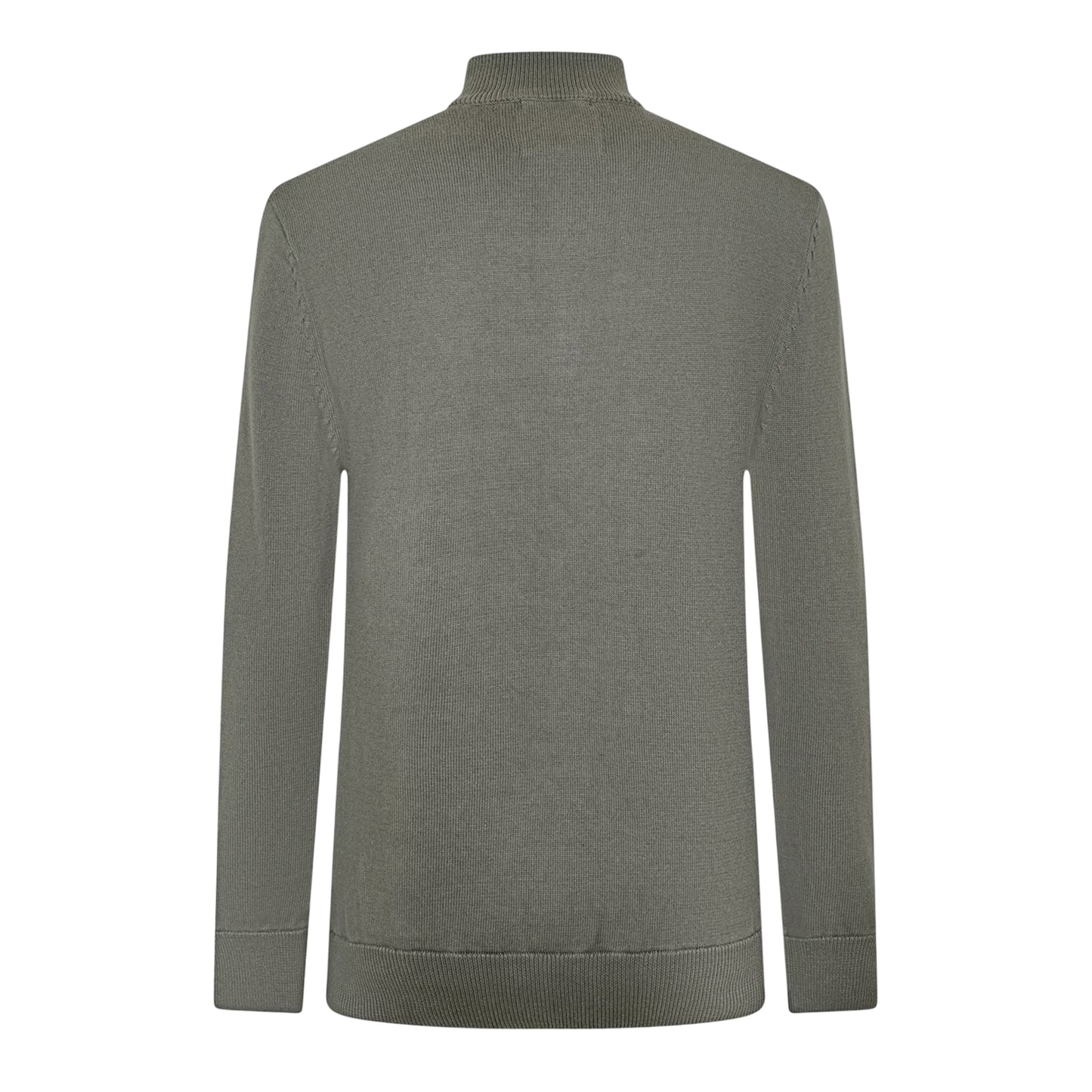 Slate - Back - Jack Wills Mens Funnel Neck Jumper