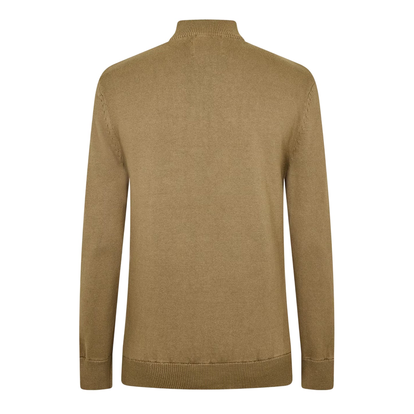 Fawn - Back - Jack Wills Mens Funnel Neck Jumper