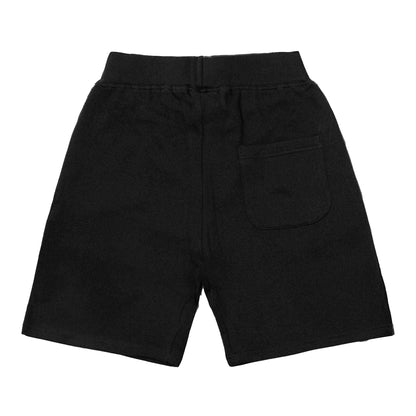 Black - Back - Money Childrens-Kids Cotton Signature Shorts