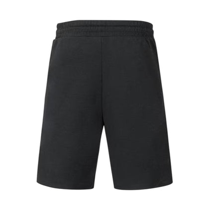 Black - Back - Kappa Mens Fleece Shorts