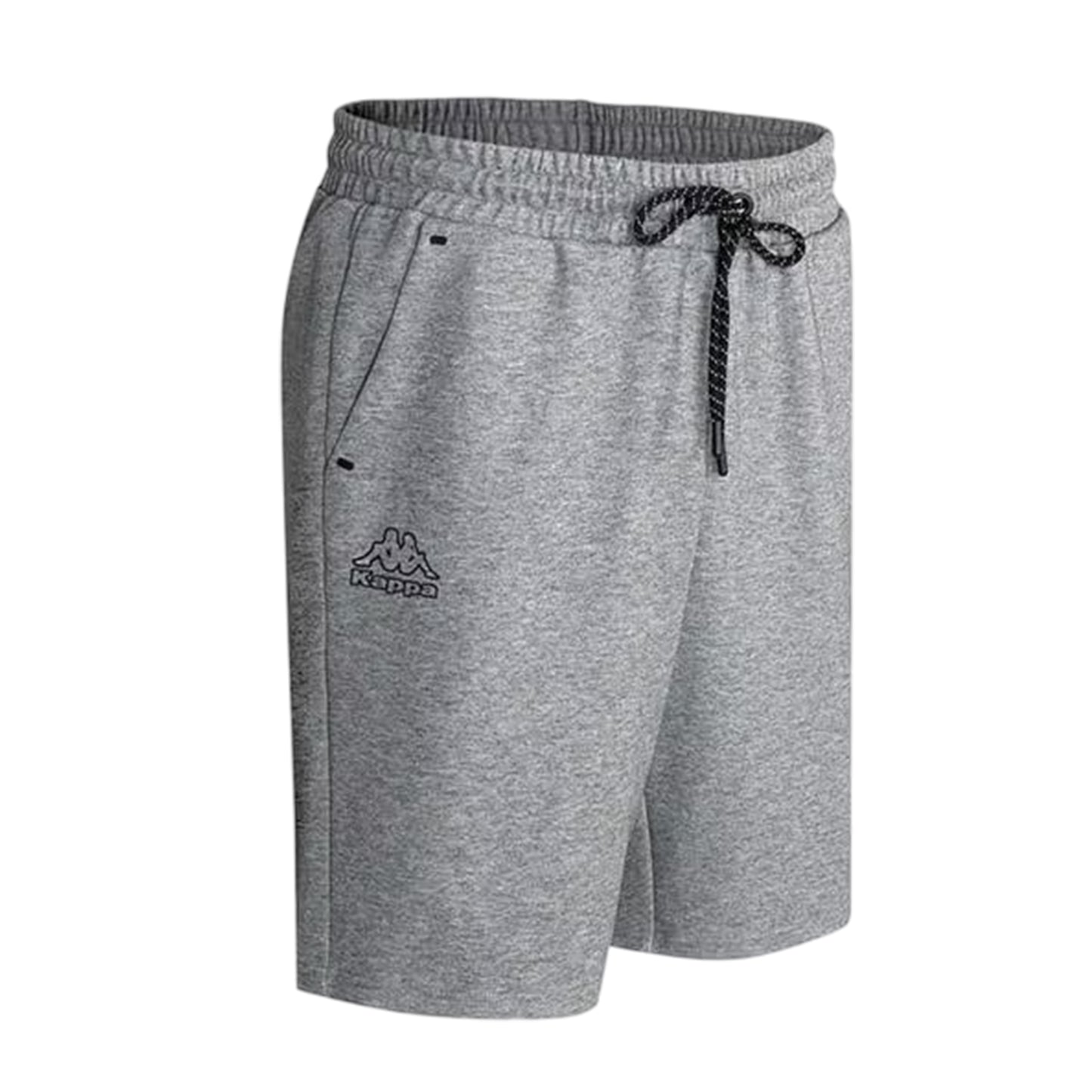 Grey Marl - Side - Kappa Mens Fleece Shorts
